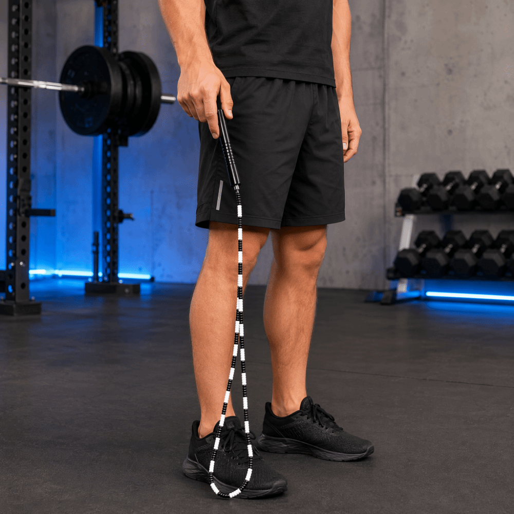 Skipping Rope Pvc - เชือกกระโดดปรับความยาวได้ ทนทาน น้ำหนักเบา ผลิตจาก PVC ดีไซน์กะทัดรัด