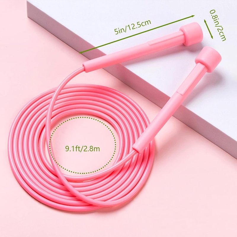 เชือกกระโดดกันลื่น PVC แบบปรับ - Skipping Rope Pvc บทวิจารณ์และราคา